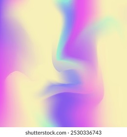 Pearlescent Gradient. Holographic Background. Fashion Flyer. Iridescent Background. Neon Pattern. Metal Multicolor Template. Vibrant Cover. Purple Soft Texture. Violet Pearlescent Gradient