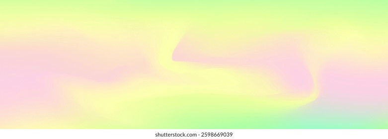Pearlescent Gradient. Holographic Background. Soft Card. Neon Image. Shiny Geometry Invitation. Pastel Flyer. Psychedelic Retro Texture. Abstract Background. Green Pearlescent Gradient
