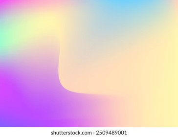 Gradiente Pearlescent. Textura holográfica. Textura abstrata. Brilhante Convite Futurista. Falha Pop. Panfleto Metálico. Fundo de metal rosa. Luz líquida. Gradiente Purple Pearlescent