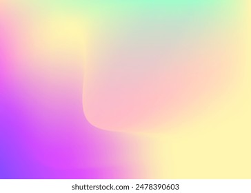 Pearlescent Gradient. Holographic Texture. Digital Foil. Neon Multicolor Invitation. Shiny Shapes. Abstract Background. Violet Pop Background. Modern Paper. Pink Pearlescent Gradient