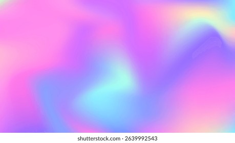 Pearlescent Gradient. Holographic Texture. Fashion Fluid. Purple Shiny Background. Pastel Mesh. Abstract Background. Metal Minimalist Backdrop. Soft Pattern. Pink Pearlescent Gradient