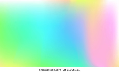 Pearlescent Gradient. Holographic Texture. Minimal Flyer. Neon Geometry Backdrop. Retro Fluid. Hippy Soft Background. Hologram Texture. Shiny Vector. Blue Pearlescent Gradient