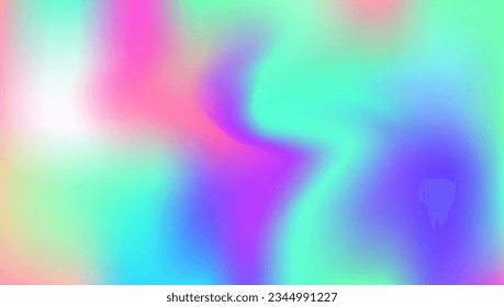Pearlescent Gradient. Holographic Texture. Soft Pattern. Unicorn Flyer. Bright Card. Pop Spectrum Template. Violet Shiny Background. Hologram Texture. Pink Pearlescent Gradient