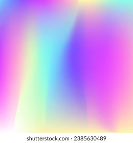 Pearlescent Gradient. Iridescent Background. Metalic Flyer. Holographic Background. Pop Banner. Retro Geometric Template. Pink Neon Texture. Trendy Cover. Violet Pearlescent Gradient