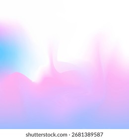 Perlmuttgradient. Irisierende Textur. Weichzeichner. gelber Neonhintergrund. Weiche kreative Einladung. Popmuster. Einhorn Mesh. Hologramm-Hintergrund. rosafarbener Perlglanzverlauf