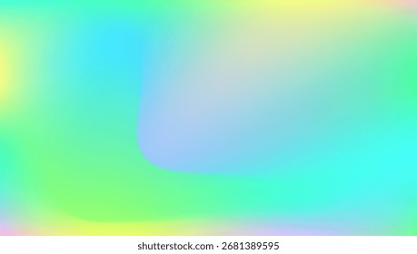 Gradiente Pearlescent. Textura Iridescente. Convite de Geometria Neônica. Fluido Retrô. Malha de unicórnio. Fundo de metal amarelo. Resumo do histórico. Imagem de desfoque. Gradiente Rosa Pérola