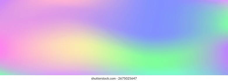 Gradiente perlado. Textura irisada. Fondo de Pop rosa. Papel gráfico. Plantilla de holografía suave. Luz de unicornio. Fondo holográfico. Diseño brillante. Gradiente perlado violeta