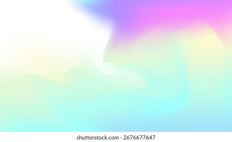 Gradiente Pearlescent. Textura Iridescente. Fundo Rosa Brilhante. Folha de Cosmos. Textura abstrata. Banner de metal. Malha Cromada. Modelo Multicolorido Retro. Gradiente Violeta Pearlescent