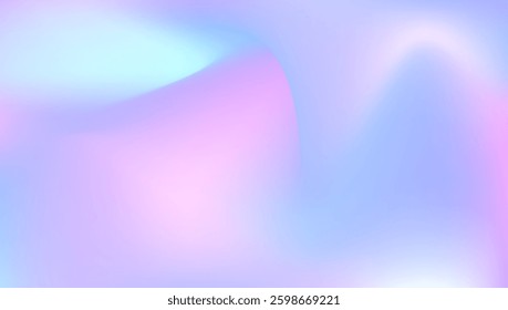Pearlescent Gradient. Iridescent Texture. Purple Neon Background. Retro Gasoline Template. Minimal Light. Holographic Texture. Pop Design. Trendy Paper. Violet Pearlescent Gradient