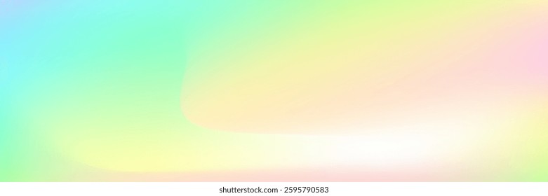 Pearlescent Gradient. Minimal Fluid. Metal Geometry Template. Shiny Light. Pop Surface. Yellow Retro Background. Iridescent Texture. Holographic Texture. Blue Pearlescent Gradient