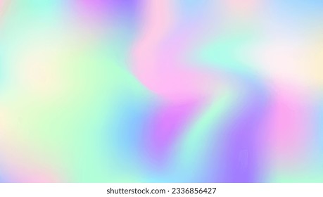 Pearlescent Gradient. Plastic Card. Pop Design. Rainbow Paper. Hologram Background. Abstract Texture. Violet Metal Background. Blur Geometry Illustration. Purple Pearlescent Gradient