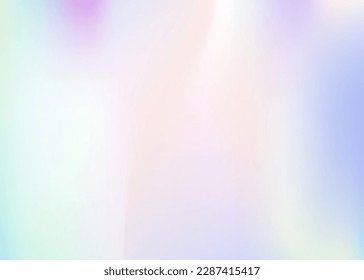 Pearlescent Gradient. Plastic Mesh. Chrome Foil. Hologram Background. Purple Soft Texture. Shiny Minimalist Invitation. Pop Poster. Abstract Background. Violet Pearlescent Gradient
