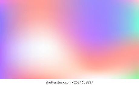 Pearlescent Gradient. Rainbow Flyer. Bright Paper. Purple Soft Background. Neon Vector. Metal Spectrum Backdrop. Iridescent Texture. Hologram Texture. Blue Pearlescent Gradient
