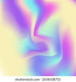 Pearlescent Gradient. Retro Creative Invitation. Holographic Background. Blur Banner. Purple Neon Texture. Modern Paper. Hipster Card. Abstract Background. Violet Pearlescent Gradient