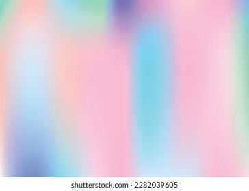 Perleszierender Farbverlauf. Retro Spectrum Template. Soft Effect. Cosmos Card. Blauer Textur. Hologramm-Hintergrund. Digitales Licht. Unglaublicher Hintergrund. Violett-Perleszente