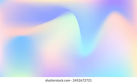 Pearlescent Gradient. Shiny Multicolor Brochure. Neon Vector. Pink Pop Background. Pastel Mesh. Hologram Texture. Fantasy Flyer. Abstract Texture. Blue Pearlescent Gradient