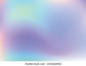 Pearlescent Gradient. Soft Effect. Cosmos Light. Hologram Background. Neon Multicolor Template. Kawaii Paper. Iridescent Background. Violet Blur Texture. Purple Pearlescent Gradient