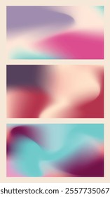 Pearlescent pastel color gradient Background. Soft Abstract Backdrop. colorful wallpaper.  Vibrant Fluid. Abstract Gradient. gradation texture
