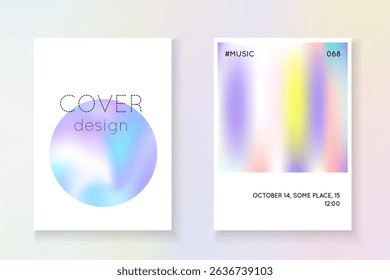 Pearlescent Pattern. Holograph Presentation. Geometry Background. Pink 1980 Label. Colourful Pearl Brochure. Plastic Screen. Graphic Concept. Blue Pearlescent Pattern