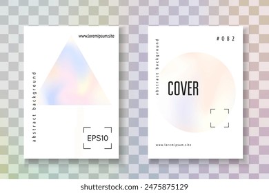 Pearlescent Presentation. Chrome Banner. Holograph Mesh. Fashion Effect. 1980 Foil. Violet Spectrum Label. Business 90s Backdrop. Purple Pearlescent Presentation