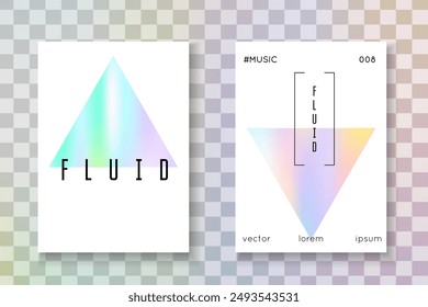 Pearlescent Presentation. Pastel Effect. Colorful White Illustration. Minimal Mesh. Plastic Vector. Iridescent Pattern. Purple Neon Cover. Blue Pearlescent Presentation