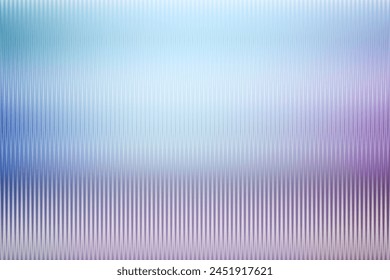 Pearlescent ribbed white glass texture. Blue purple frosted acrylic bath wall. Ribbed fluted door window closeup. Retail display corrugated blurred cloud. Iridescent metal reeded wavy sheet surface.