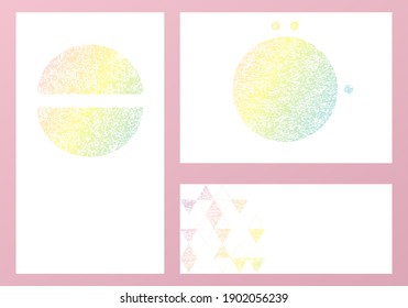 Patrón de conjunto de estilo perla. Volante De Resumen Holográfico. Fondo de la Holografía. Papel geométrico metálico.