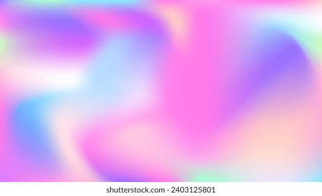 Textura Perlectora. Gradiente abstracto. Hipster Fluid. Malla moderna. Diseño Pop. Fondo Morado Luminoso. Gradiente holográfico. Folleto de geometría neón. Textura perlasciva rosada