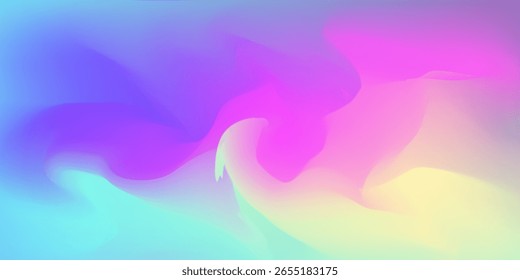 Perlglanztextur. Abstrakter Farbverlauf. Irisierender Hintergrund. Rosa Farbverlauf. Fashion Fluid. Vorlage für weiche Geometrie.