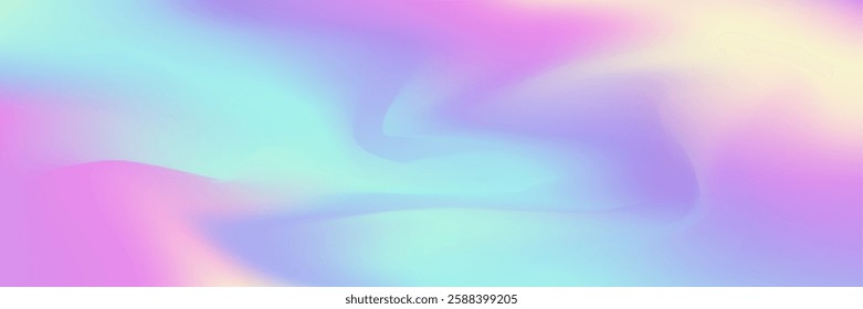 Pearlescent Texture. Blue Retro Gradient. Hologram Background. Girlie Light. Neon Surface. Holographic Gradient. Vibrant Fluid. Blur Futuristic Backdrop. Violet Pearlescent Texture