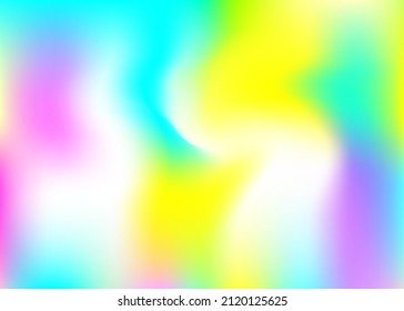 Textura Perlectora. Gradiente brillante azul. Pop Glitch. Antecedentes abstractos. Unicornio Foil. Malla Vintage. Ilustración geométrica neón. Fondo Holográfico. Textura de perlaje violeta