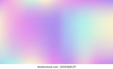 Textura Pearlescente. Cartão digital. Pop Glitter. Fundo Iridescente. Luz de unicórnio. Modelo Geométrico Neon. Gradiente holográfico. Gradiente Retro Rosa. Textura Violeta Pearlescent