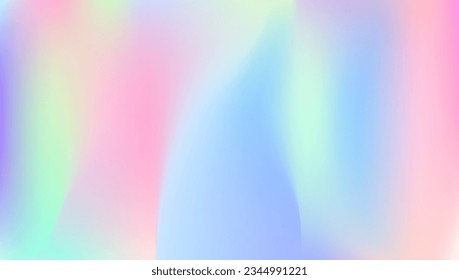 Pearlescent Texture. Hipster Mesh. Pink Blur Gradient. Hologram Gradient. Plastic Light. Retro Multicolor Illustration. Abstract Background. Soft Image. Blue Pearlescent Texture