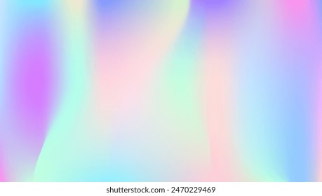 Pearlescent Texture. Hologram Background. Neon Multicolor Illustration. Vibrant Light. Violet Blur Gradient. Iridescent Background. Metalic Foil. Pop Pattern. Purple Pearlescent Texture