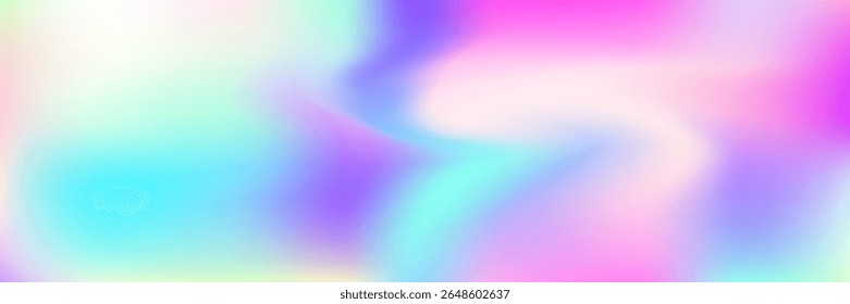 Textura perlescente. Fondo del holograma. Gradiente retro violeta. Tarjeta de plástico. Invitación de desenfoque de geometría. Lámina Pastel. Fondo irisado. Brillante brillo. Textura Perlescente Rosa