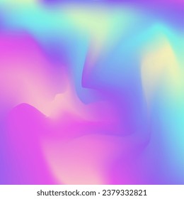 Pearlescent Texture. Hologram Gradient. Purple Soft Background. Metal Vector. Blur Minimalist Invitation. Rainbow Light. Kawaii Flyer. Abstract Gradient. Pink Pearlescent Texture