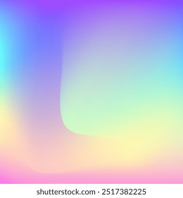 Pearlescent Texture. Hologram Gradient. Rainbow Light. Pink Blur Gradient. Neon Multicolor Invitation. Pop Concept. Abstract Background. Digital Foil. Violet Pearlescent Texture