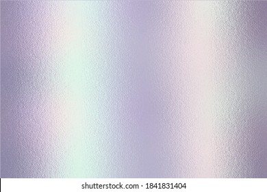 Textura perlasciva. Papel holográfico. Irlandés, fondo. Gradiente del arco iris neón. Efecto holograma. Sparkly textura de metal plateado. Fondo suave para las impresiones de diseño. Patrón metálico. Vector