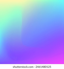 Pearlescent Texture. Holographic Gradient. Pop Concept. Hologram Gradient. Neon Holography Template. Rainbow Light. Plastic Card. Pink Metal Background. Purple Pearlescent Texture