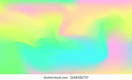 Textura perlescente. Gradiente holográfico. Fondo brillante amarillo. Volante de moda. Desenfocar fondo multicolor. Líquido de neón. Gradiente Abstractas. Efecto Pop. Textura perlescente azul