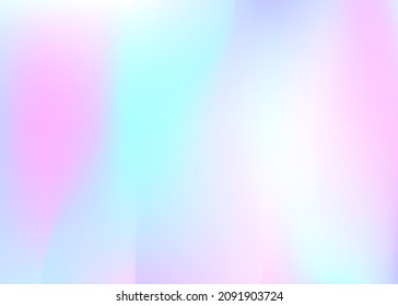 Textura Perlectora. Fondo irlandés. Líquido cromado. Fondo del Holograma. Gradiente de neón morado. Malla digital. Folleto holográfico retro. Concepto brillante. Textura de perlaje violeta