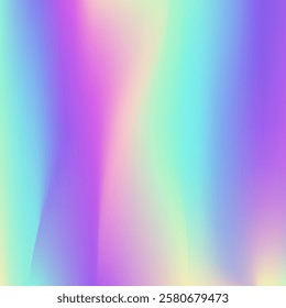 Pearlescent Texture. Iridescent Background. Violet Neon Gradient. Metalic Mesh. Shiny Effect. Blur Multicolor Backdrop. Holographic Background. Modern Foil. Blue Pearlescent Texture