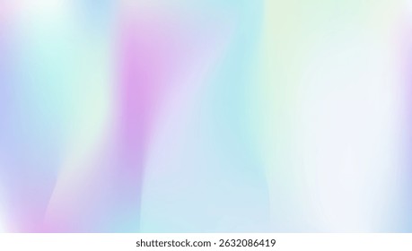 Textura perlescente. Gradiente iridiscente. Fondo retro rosa. Papel Unicornio. Luz de fantasía. Plantilla geométrica brillante. Difuminar las Formas. Gradiente holográfico. Textura perlescente violeta