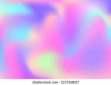 Pearlescent Texture. Modern Flyer. Metal Effect. Blue Soft Background. Trendy Mesh. Shiny Creative Backdrop. Abstract Gradient. Hologram Gradient. Purple Pearlescent Texture