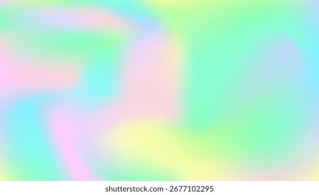 Pearlescent Texture. Psychedelic Neon Gradient. Retro Holography Illustration. Iridescent Background. Pop Light. Shiny Vector. Hologram Background. Fantasy Card. Pink Pearlescent Texture