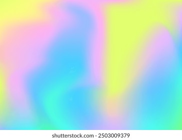Pearlescent Texture. Psychedelic Retro Background. Metal Spectrum Invitation. Soft Image. Graphic Foil. Abstract Gradient. Holographic Gradient. Neon Paper. Green Pearlescent Texture