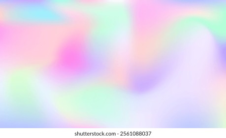 Pearlescent Texture. Purple Neon Background. Hologram Gradient. Pastel Mesh. Holographic Gradient. Trendy Paper. Shiny Poster. Blur Minimalist Brochure. Violet Pearlescent Texture