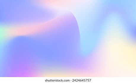 Textura perlescente. Fondo geométrico suave. Lámina Kawaii. Papel de moda. Gradiente abstracto. Póster desenfocado. Holograma de fondo. Fondo Brillante Violeta. Textura perlescente púrpura