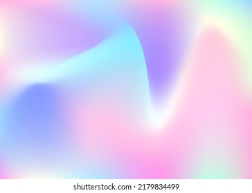 Pearlescent Texture. Violet Pop Gradient. Vibrant Mesh. Shiny Vector. Hologram Gradient. Abstract Background. Fashion Card. Soft Gasoline Invitation. Purple Pearlescent Texture