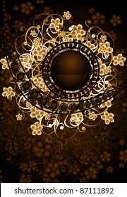 Pearls in gold